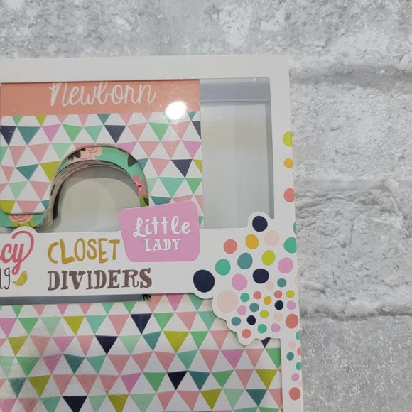 Lucy Darling Little Lady‎ Newborn-2T Closet Divider Set $28 Retail NEW - Picture 3 of 6